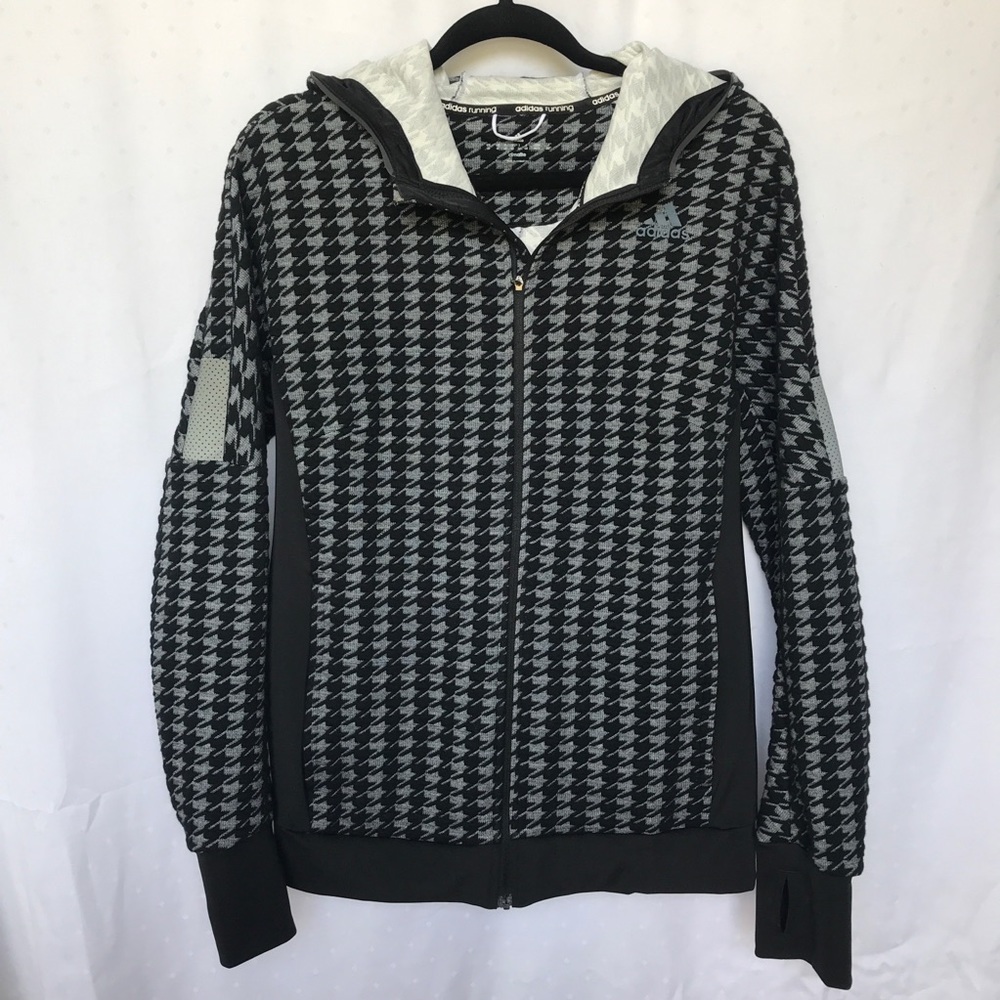 Adidas Hooded Herringbone Jacket